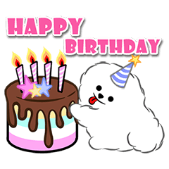Happy Birthday Cakes : Animated