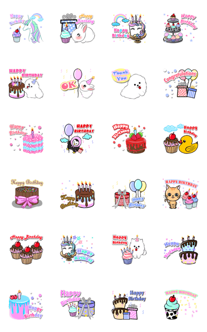 Happy Birthday Cakes : Animated Happy Birthday Cakes : Animated