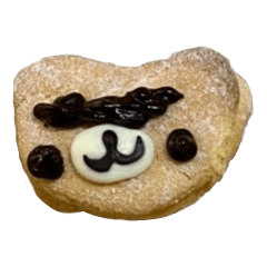 Perfect bear cookie