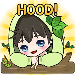 Hood T Boy ~ Green hood
