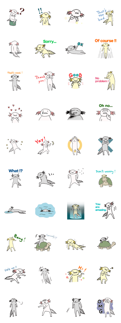 Axolotls (English ) Axolotls (English )