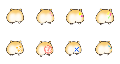 Corgi's butt (With ears Corgi's butt (With ears