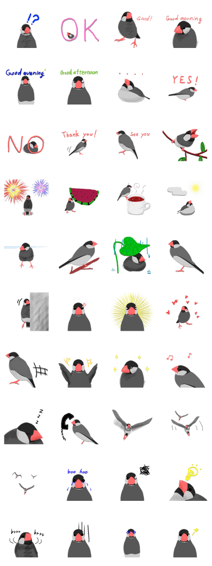 Bubuchan Sticker English Bubuchan Sticker English