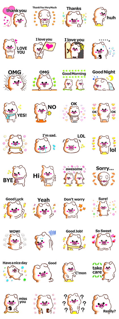 lovetan2/SIMPLE CUTE PIG(English ver) lovetan2/SIMPLE CUTE PIG(English ver)