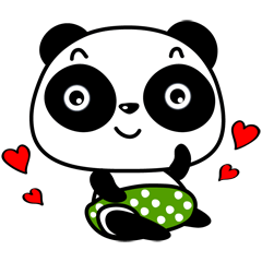 A cute panda pong.