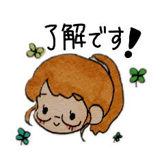 ポニーテール女の子2