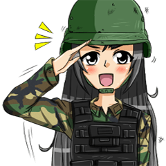 Cute Indonesian Soldier