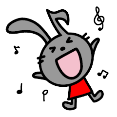 rabbit like a musical note lesson1