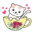 Cat in a Cup : Make You Smile