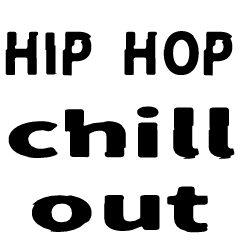 HIP HOP stamp chill