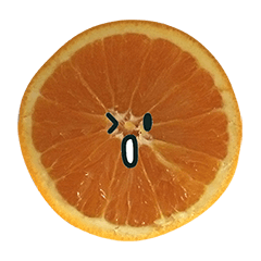 cut orange