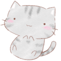 Cat Sticker American shorthair