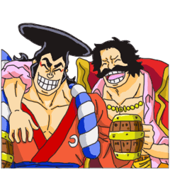 One Piece おでんとロジャー海賊団 Line スタンプ Line Store One Piece おでんとロジャー海賊団 Line スタンプ Line Store