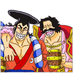 One Piece おでんとロジャー海賊団 Line スタンプ Line Store