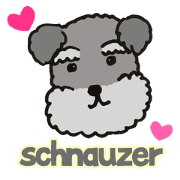 Schnauzer everyday use sticker Schnauzer everyday use sticker