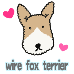 Wire Fox Terrier everyday use sticker