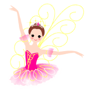 Cute ballerina Vol.02 Ballet Sticker