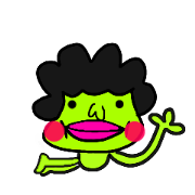 Fashionable frog. Fashionable frog.