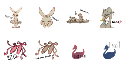 ballerina USAKO and Ms.ODETTE