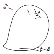 Enigmatic white bird Enigmatic white bird