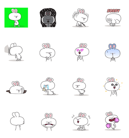 Honey Bunny Rabbit : Animated