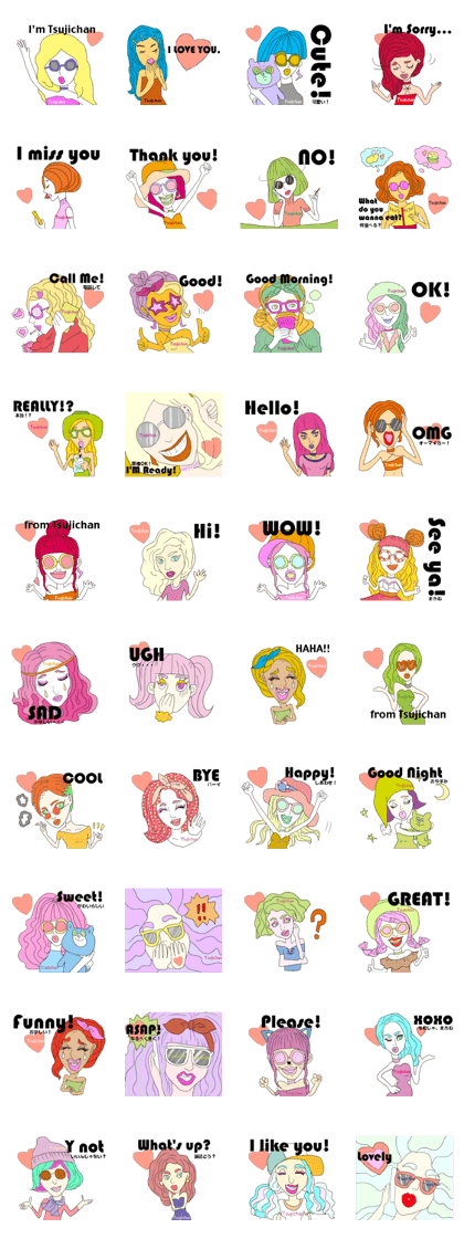 Tsujichan only sticker! Tsujichan only sticker!