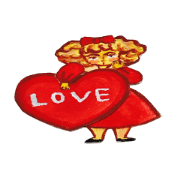 Red ribbon doll Red ribbon doll