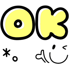 thank you and OK sticker2