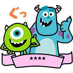 Monsters, Inc. Custom Stickers