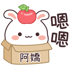 嬌嬌兔姓名貼_阿嬌專用