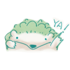 Green hedgehog