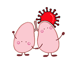 Happy Lung fight COVID19