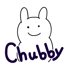 chubby bunny's sticker
