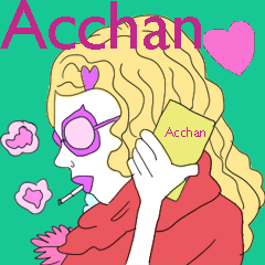 Acchan only sticker!