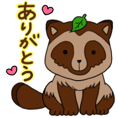 Thank you from a raccoon dog