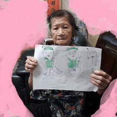 Hand-painted works of grandma