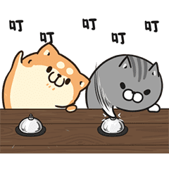 Plump Dog & Plump Cat Animated Stickers