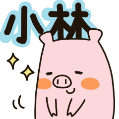 Name sticker for kobayashi