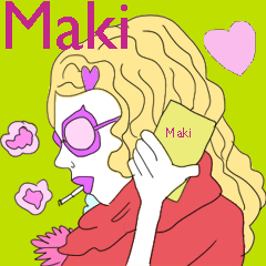 Maki only sticker!