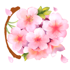 Language of flowers and four season