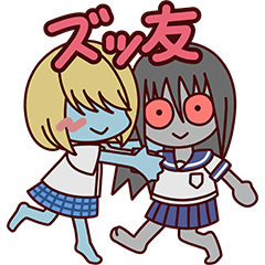 Horror Girls Sticker(Japanese ver)