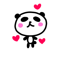 panda sticker for students