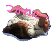 Stamp of a very cute girl Stamp of a very cute girl