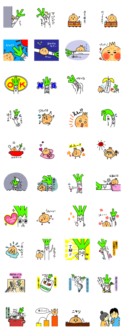 a green onion and an onion a green onion and an onion