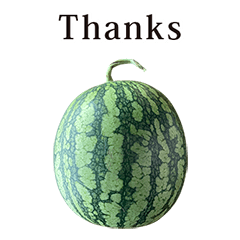 Suika Hitotama 5 English Line Stickers Line Store Suika Hitotama 5 English Line Stickers Line Store