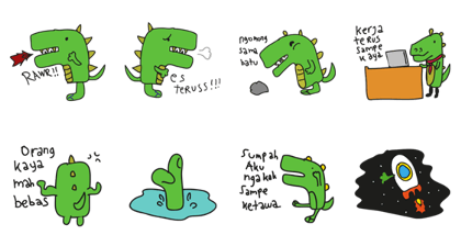 Aaaa T-Rex!! Aaaa T-Rex!!