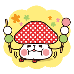 Nonbiri Kinokons(Colorful mushrooms)