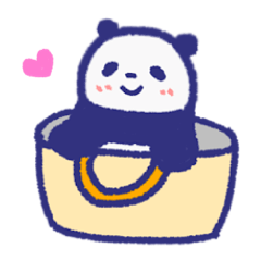 Panda Line Sticker