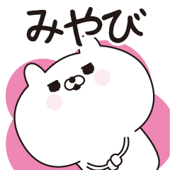 Miyabi dedicated name sticker