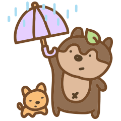 Baby "Gao-Lat" on a Rainy Day